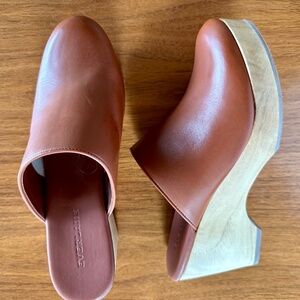 Everlane high heeeled mules